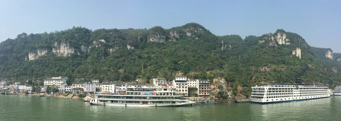 Xiling Gorge downstream of the Three Gorges Dam
